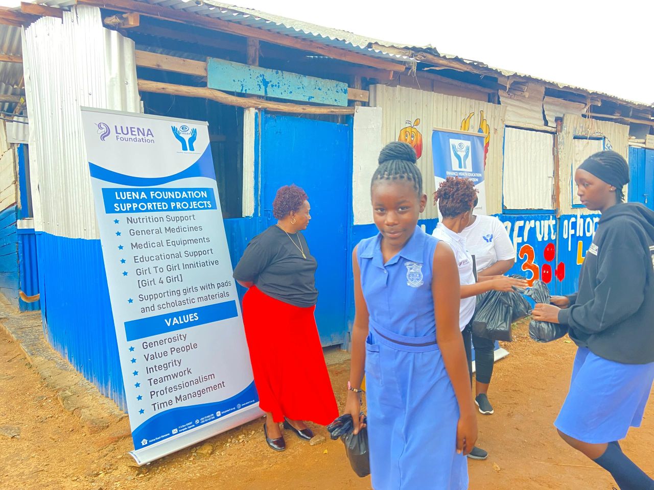 Community health outreach activities organised by EHERF